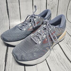 Brooks Glycerin GTS 20 Men's Size 10 D (Medium) Running Shoes Grey Chili Oil Ora